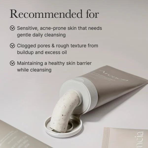 Who Arencia recommends the Rice LHA Cleanser for: sensitive acne-prone skin, clogged pores and barrier maintenance