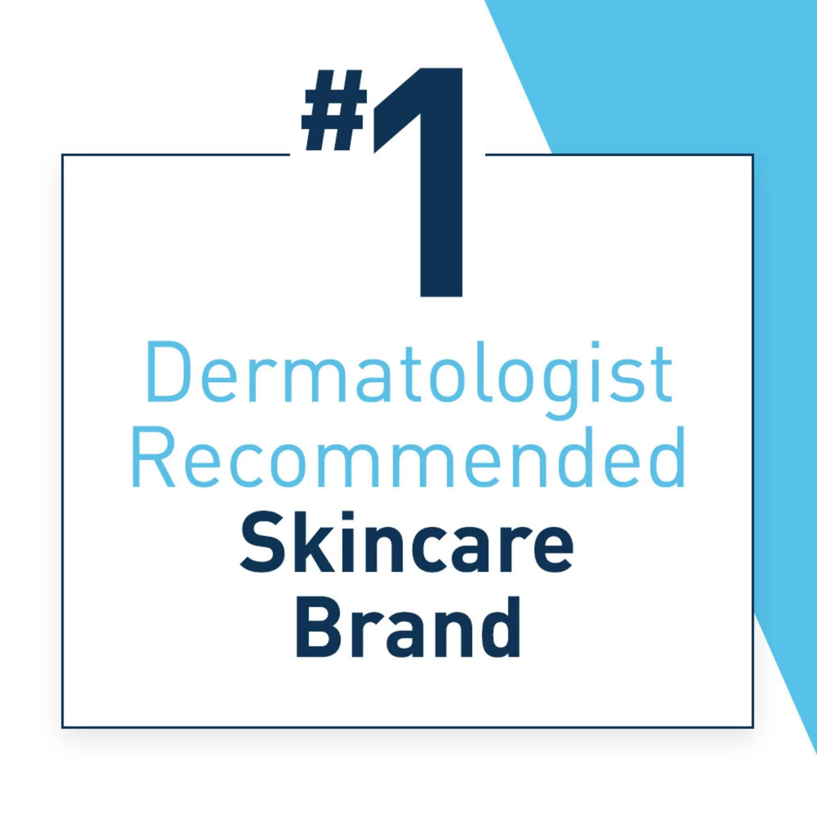 CeraVe number one dermatologist recommended skincare brand claim shown beside the SA Lotion bottle