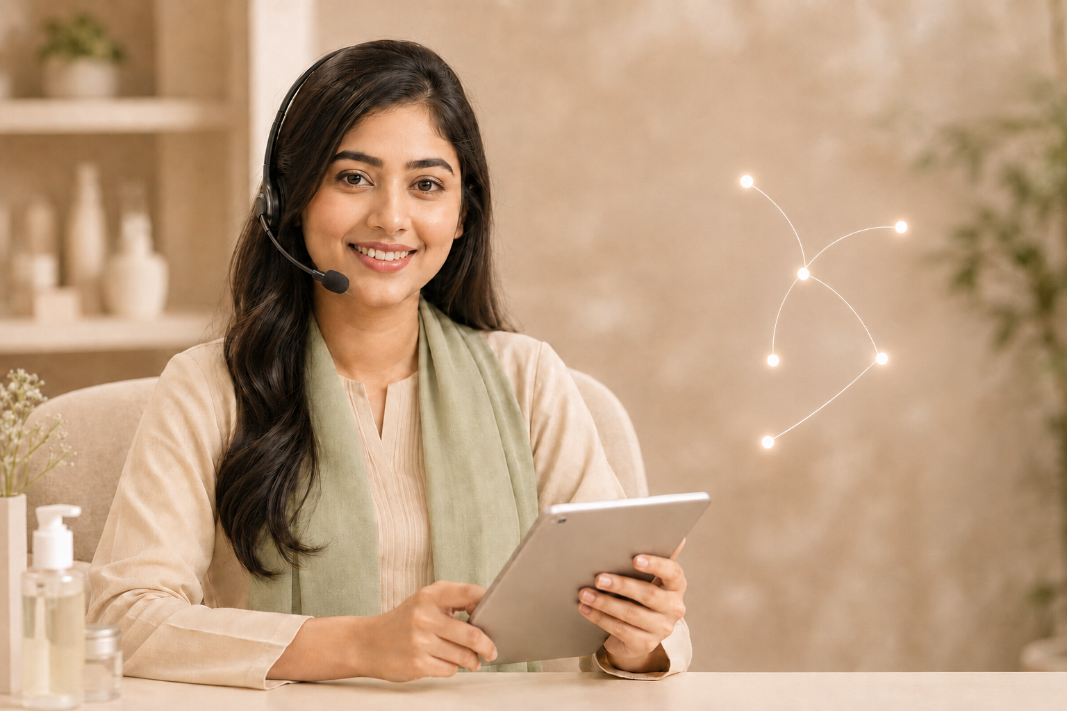Bangladeshi skincare customer support specialist providing nationwide guidance