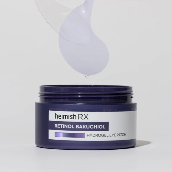 Lavender hydrogel eye patch texture lifted from the jar