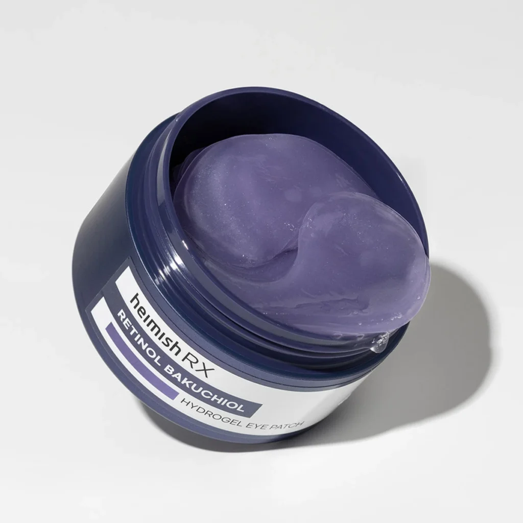 Heimish Retinol Eye Patch 60 patches in the open hydrogel jar