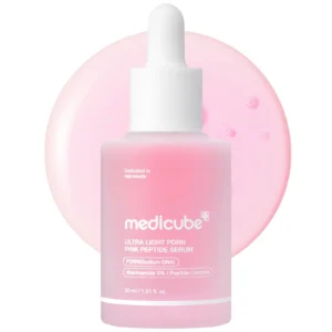 Medicube Ultra Light PDRN Serum 30ml pink dropper bottle