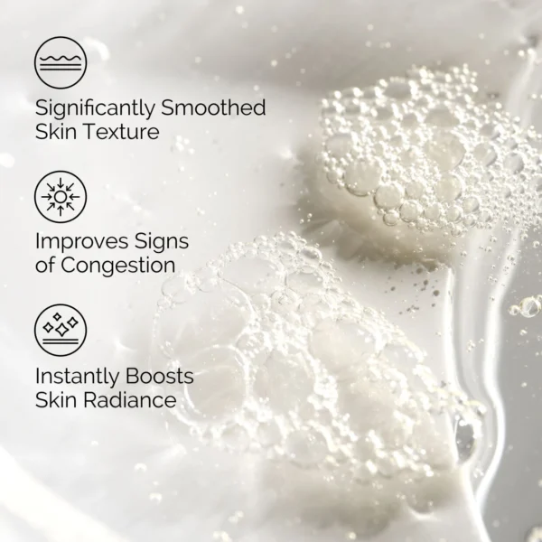 The Ordinary Glycolic Acid 7% benefits: smoothed skin texture, improved signs of congestion, boosted radiance