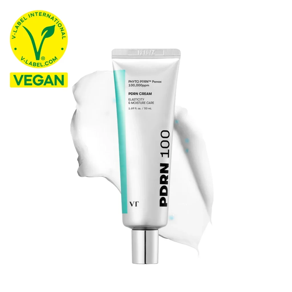 VT PDRN Cream 100 50ml tube with vegan badge