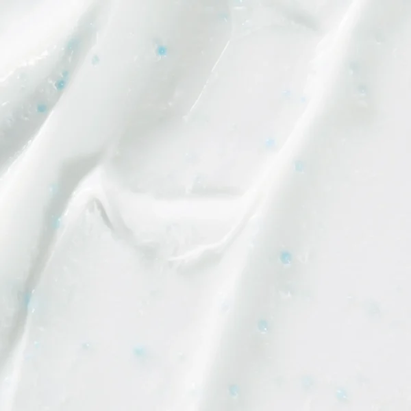 Pale cream smear showing the texture