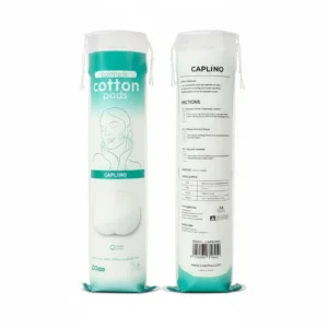 Caplino Cosmetic Cotton Pads 100 pcs / Lint-Free 100% Cotton