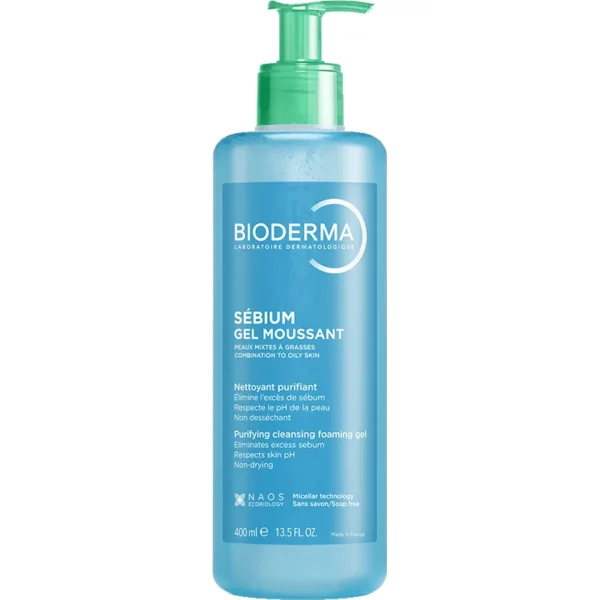 Bioderma Sébium Gel Moussant pump bottle reference packshot