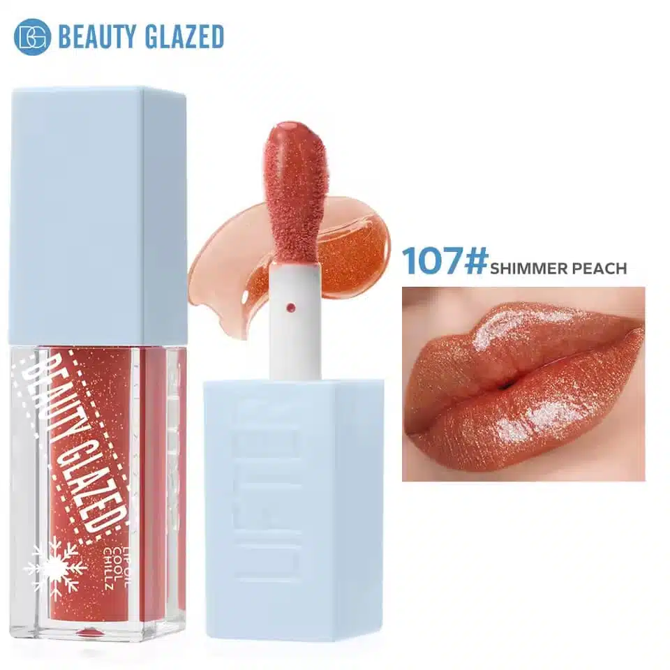 Beauty Glazed Lip Oil Cool Chillz – 107 Shimmer Peach