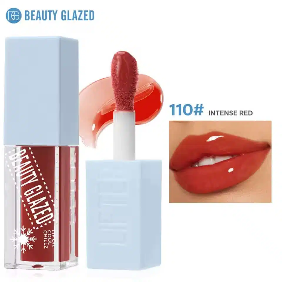 Beauty Glazed Lip Oil Cool Chillz – 110 Intense Red