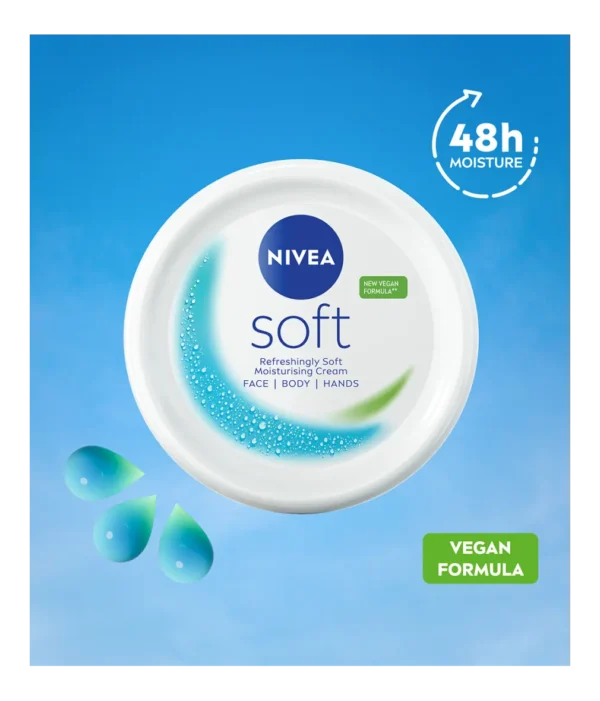 NIVEA Soft Moisturising Cream with vitamin E and jojoba oil