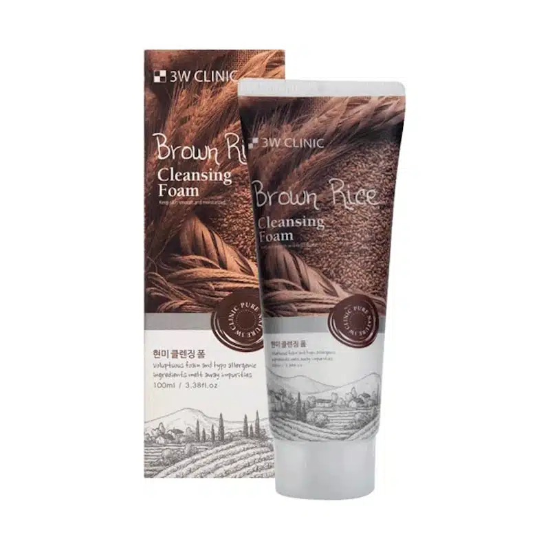 3W Clinic Brown Rice Foam Cleansing 100ml