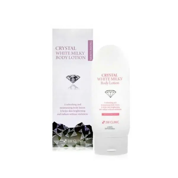 3W Clinic Crystal White Milky Body Lotion image 2