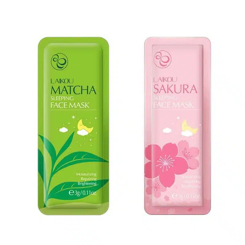 Laikou Sakura and Matcha Sleeping Mask [3gm +3gm]