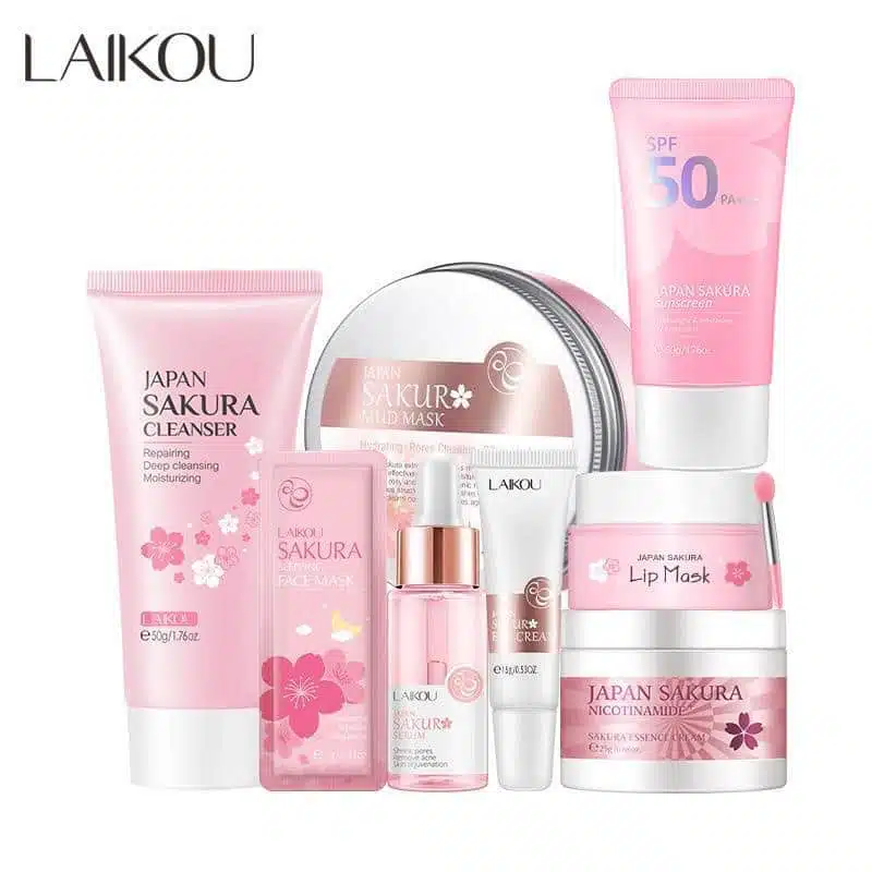 LAIKOU Sakura Skincare Set 8pcs