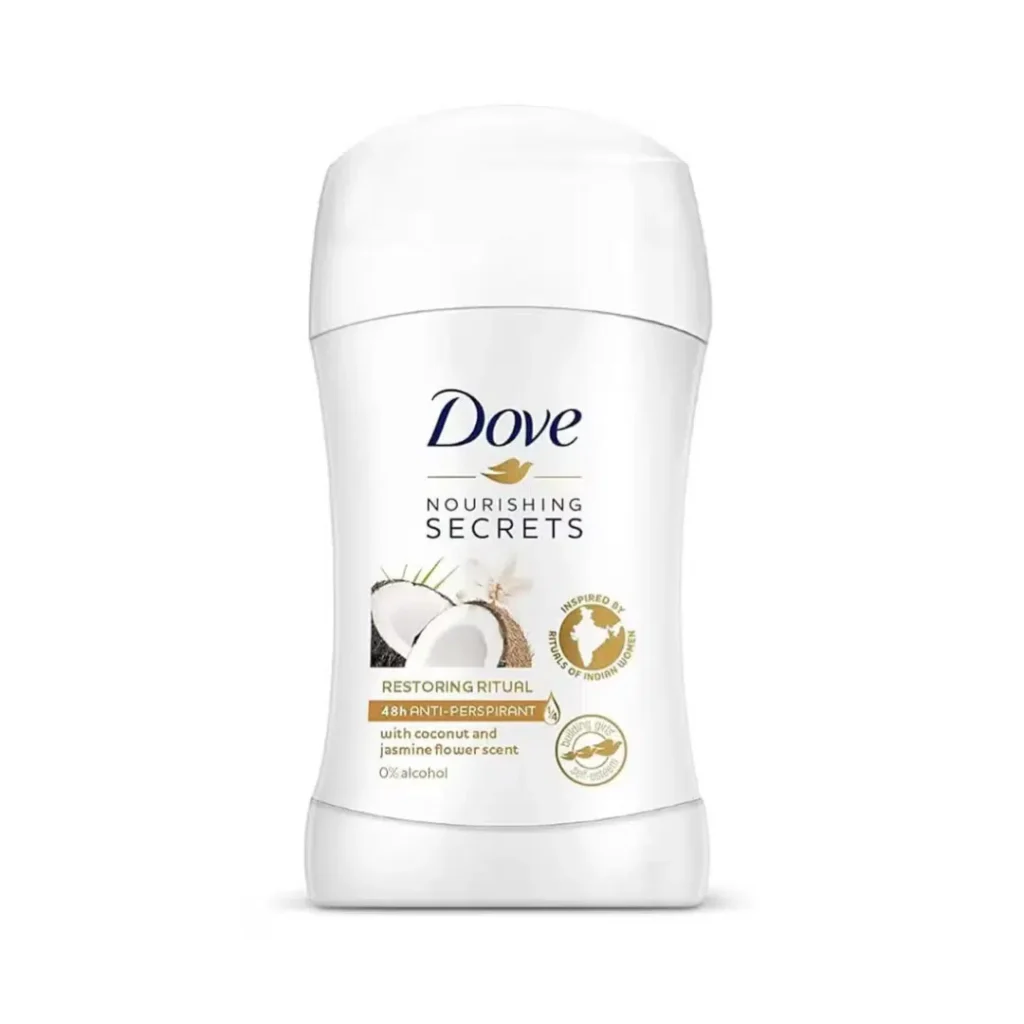 Dove Nourishing Secrets Restoring Ritual Coconut & Jasmine Antiperspirant Stick 40g