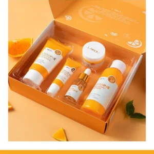 LAIKOU Vitamin C Skin Care Brightening Set 5pcs