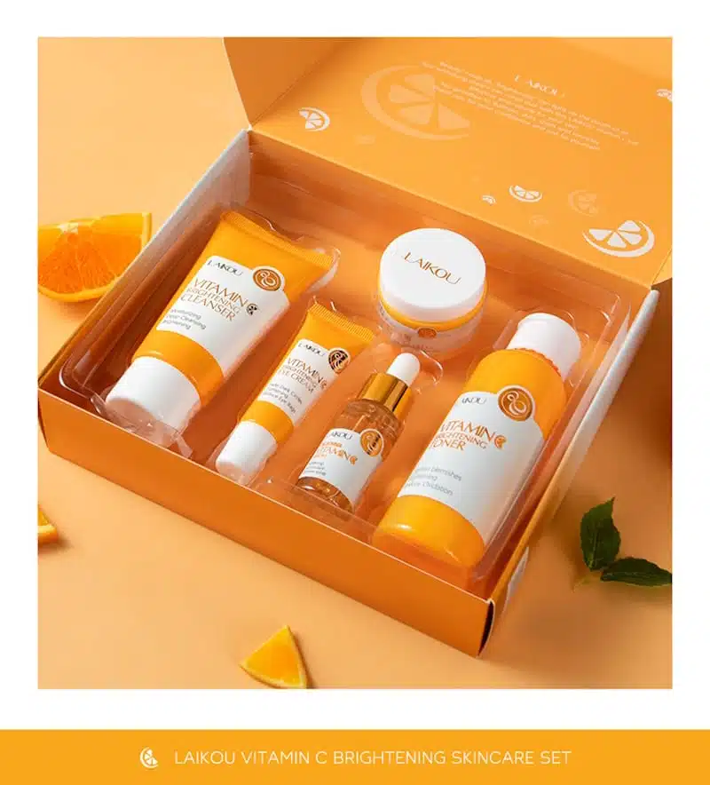 LAIKOU Vitamin C Skin Care Brightening Set 5pcs