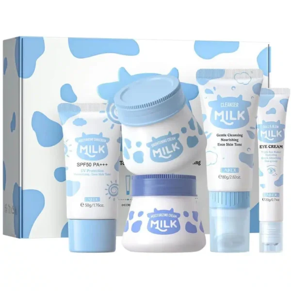 LAIKOU Milk Skin Care Sets 5pcs