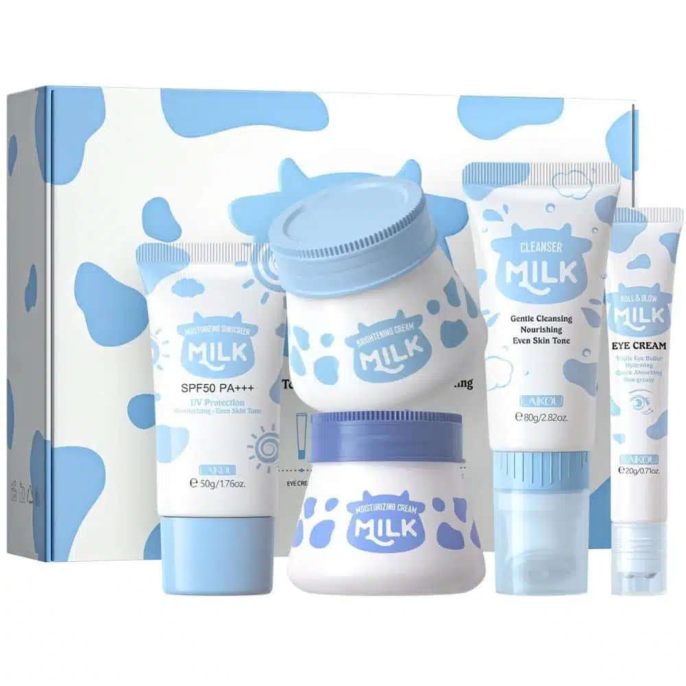 LAIKOU Milk Skin Care Sets 5pcs