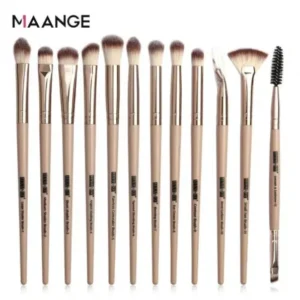 Maange 12 pcs Eye Brush Sets – Gray Color
