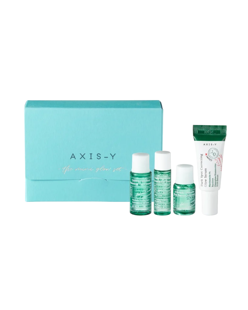AXIS-Y Mini Glow Set box and minis