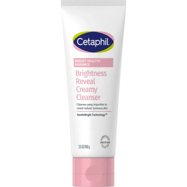 Cetaphil Bright Creamy Cleanser 100g front packshot Bright Healthy Radiance tube