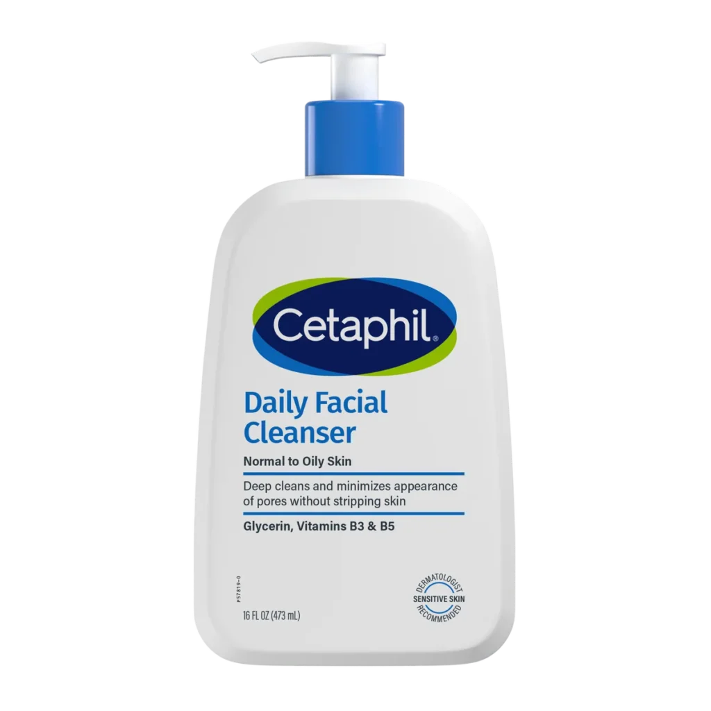 Cetaphil Daily Facial Cleanser 473ml front packshot