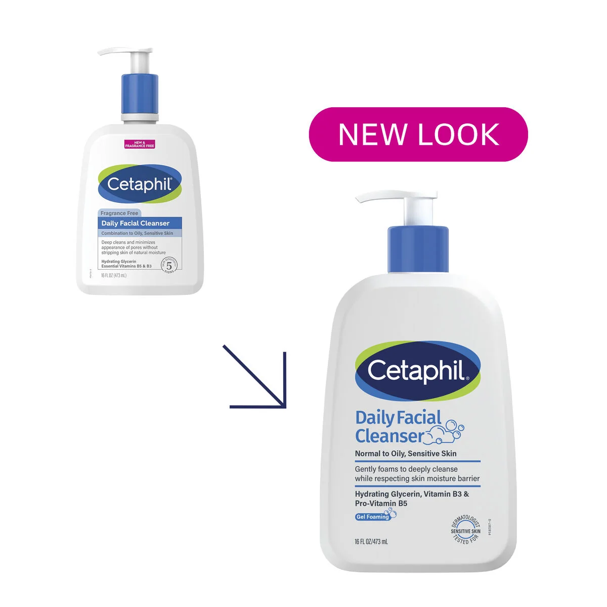 Cetaphil Daily Facial Cleanser gel to foam texture transition