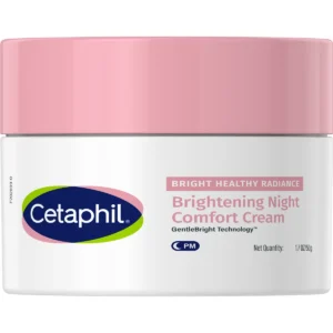 Cetaphil Night Comfort Cream 50g front packshot Bright Healthy Radiance jar