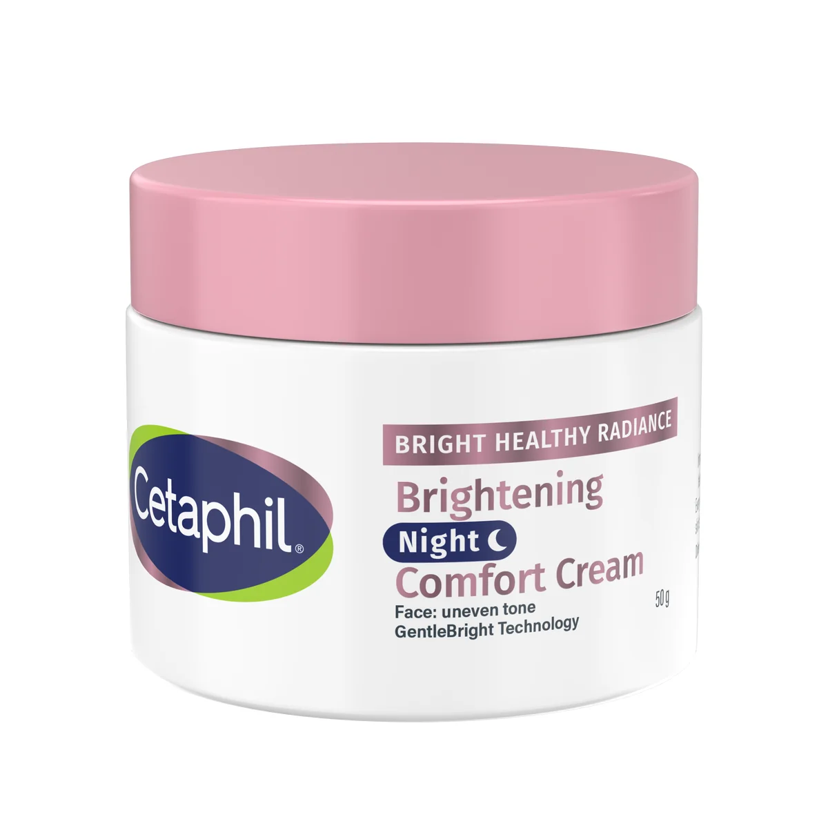 Cetaphil Night Comfort Cream 50g SA tub packshot uneven tone