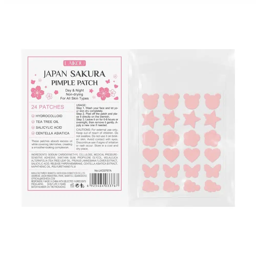 LAIKOU Sakura Pimple Patch Day and Night 24 Patches