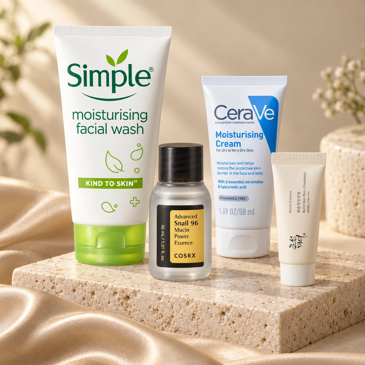Deep Hydration Combo four-product set packshot