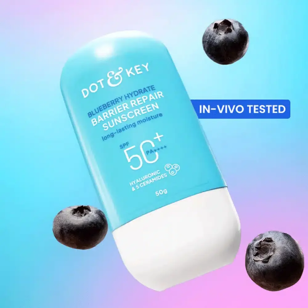 Dot & Key Blueberry Barrier Sunscreen 50g front packshot