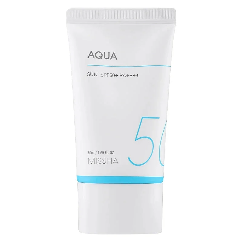 Missha Aqua Sun SPF50+ PA++++ 50ml white background tube