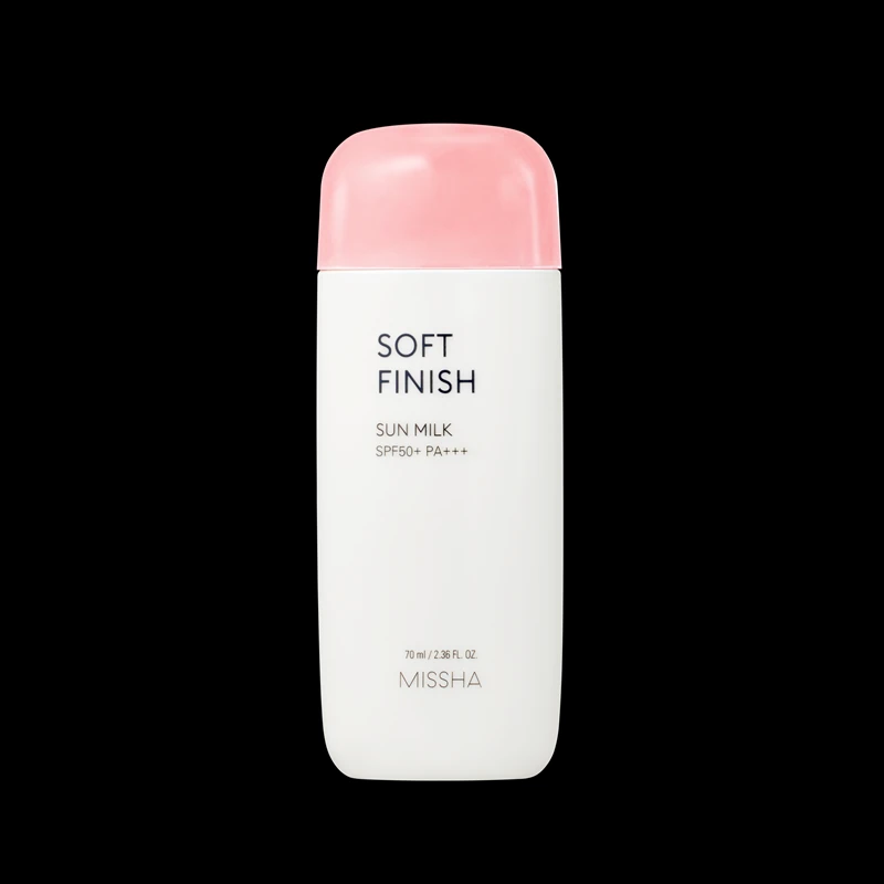 Missha Soft Finish Sun Milk SPF50+ PA+++ 70ml bottle official packshot