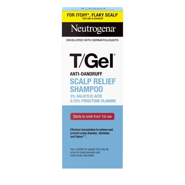 Neutrogena T/Gel Scalp Relief Shampoo 150ml official box packshot