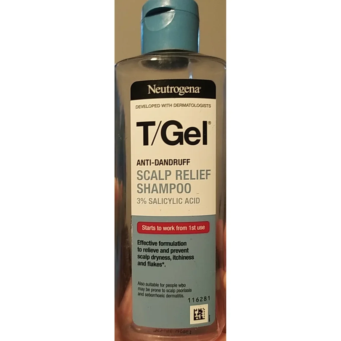 Neutrogena T/Gel Scalp Relief Shampoo 150ml bottle front label