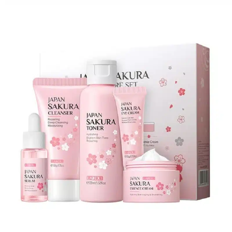 LAIKOU Japan Sakura Skin Care Set 5pcs