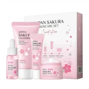 LAIKOU Japan Sakura Skin Care Set 4pcs (Sweet Kiss)