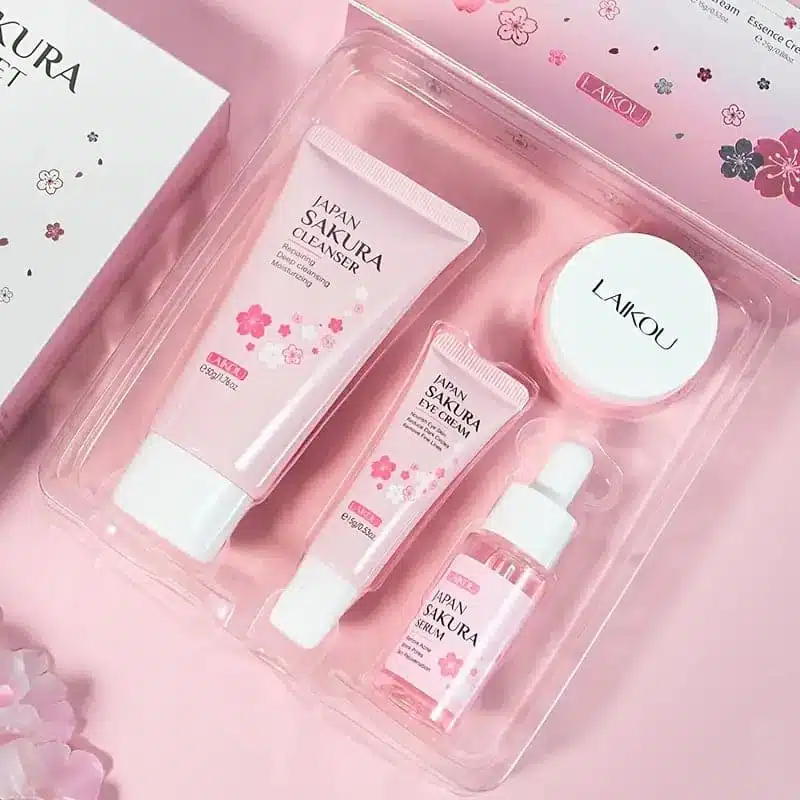 LAIKOU Japan Sakura Skin Care Set 4pcs image 2