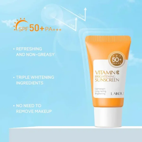 LAIKOU Vitamin C Brightening Sunscreen image 3