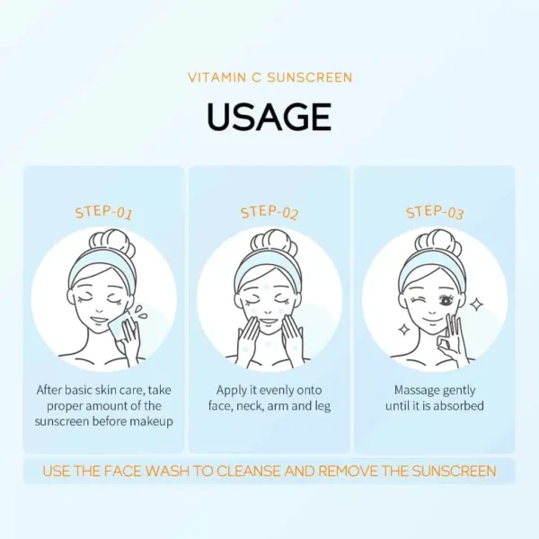 LAIKOU Vitamin C Brightening Sunscreen image 2