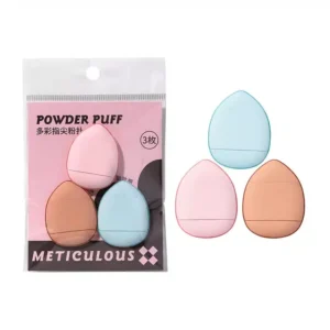 Lmltop Meticulous Powder Puff ( Finger Puff ) – 3pcs