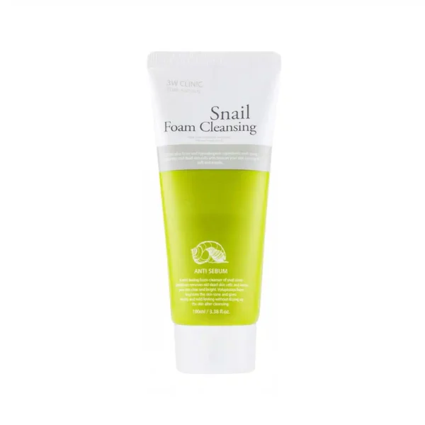 3W Clinic Snail Foam Cleansing 100ml