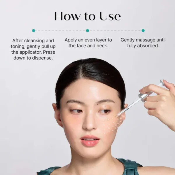 Rejuran Turnover Ampoule 50ml how to use after toner steps (30ml reference image)