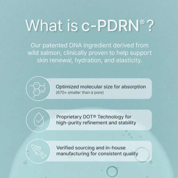Rejuran Turnover Ampoule 50ml what is c-PDRN DOT technology (30ml reference image)