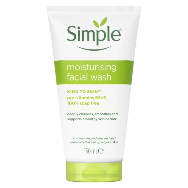 Simple Kind to Skin Face Wash 150ml tube packshot