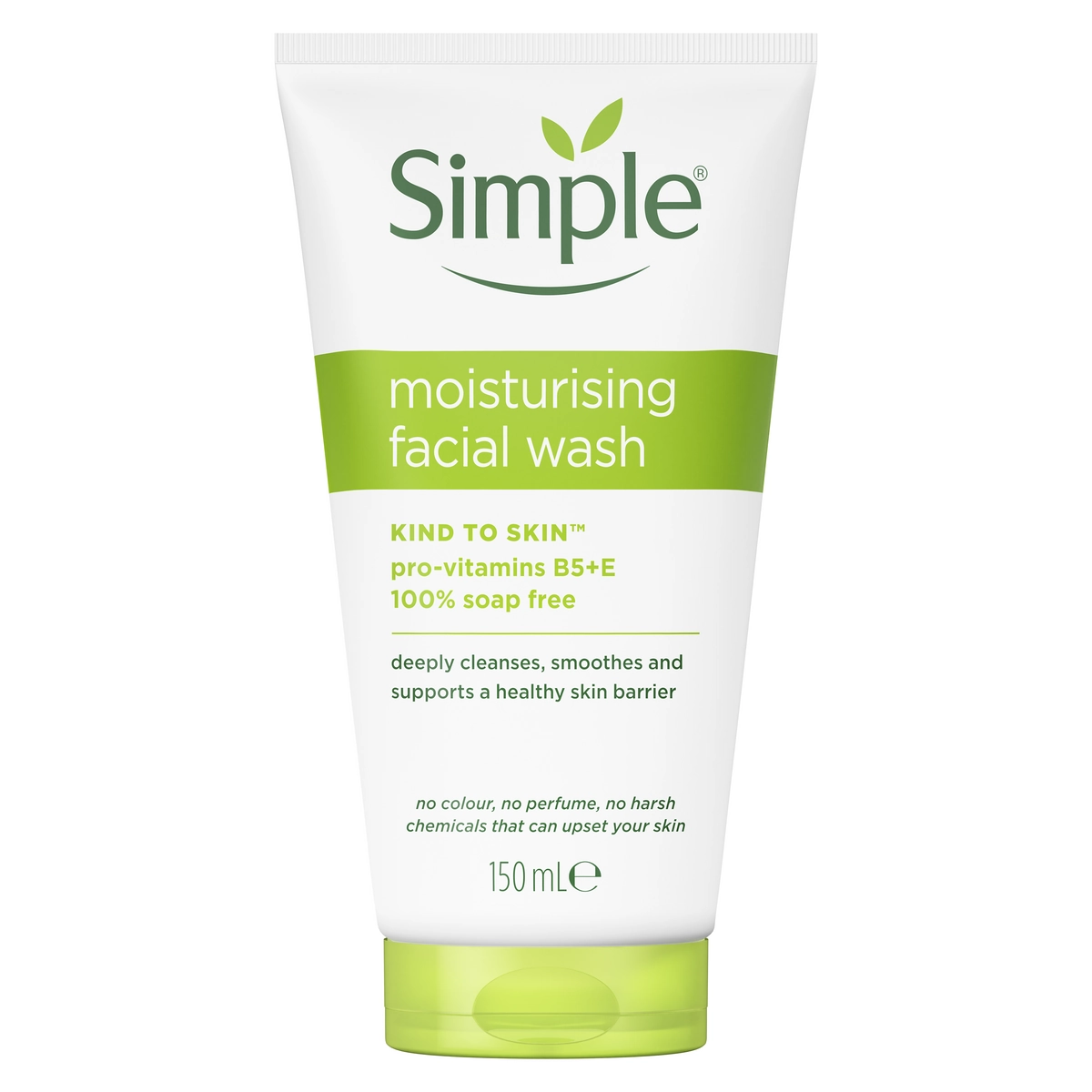 Simple Kind to Skin Face Wash 150ml tube packshot