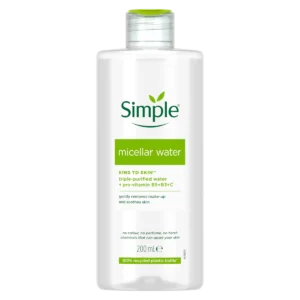 Simple Micellar Cleansing Water front of bottle