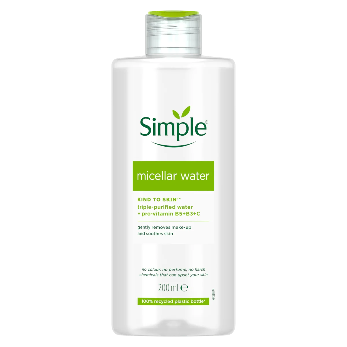 Simple Micellar Cleansing Water front of bottle